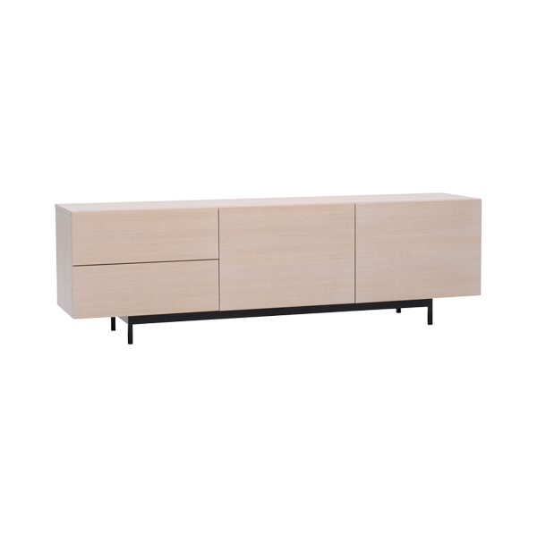 Muoto Collection Laine viihdetaso M, valkolakattu tammi - Spazio