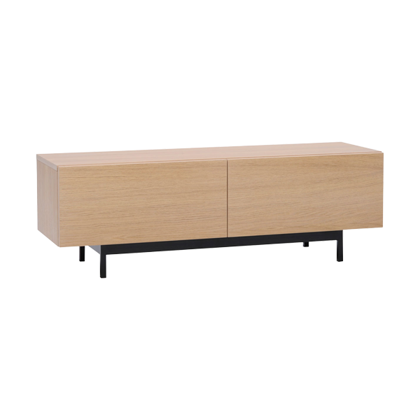 Muoto Collection Laine viihdetaso S, valkolakattu tammi - Spazio