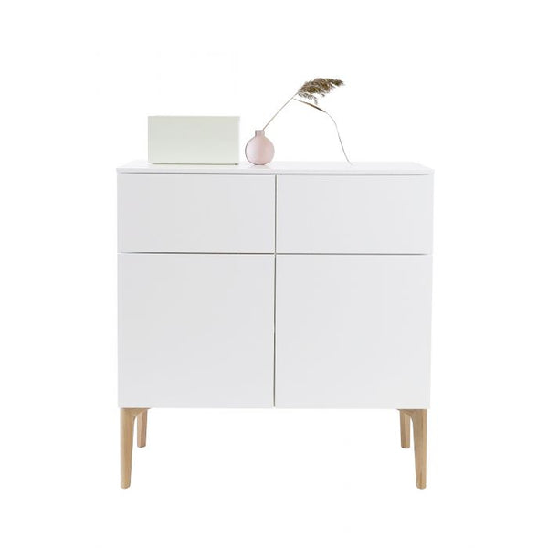 Lundia Fuuga senkki kaapilla ja laatikoilla, valkoinen - Säilytys ja Hyllyt Spazio