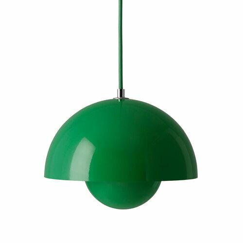 Flowerpot VP1 riippuvalaisin, signal green Kattovalaisimet &Tradition