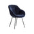 HAY, About a chair AAC127 soft tuoli, musta metalli/lola 5647 navy Tuolit HAY
