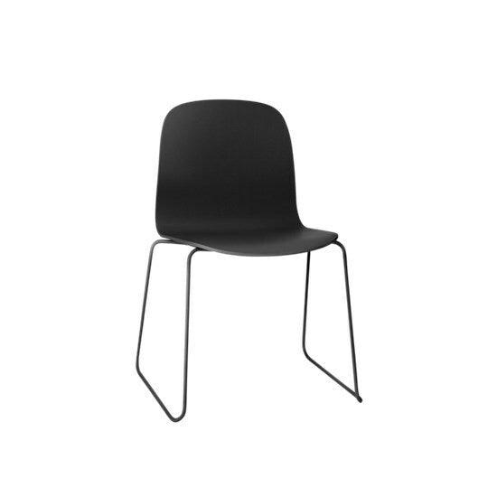 Muuto, Visu tuoli, metallijalat, musta,tilauksesta Tuolit Muuto