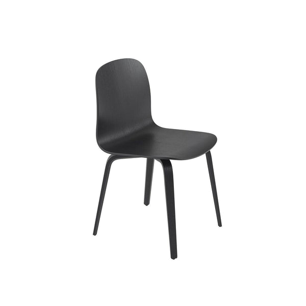 Muuto, Visu ruokatuoli, puujalat, musta - tuolit Spazio